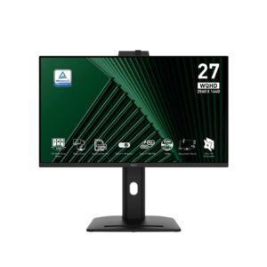 27.0” Монитор для видео-конференций MSI PRO PRO MP275QPDG/ QHD/ 1ms/ 100Hz/ Black