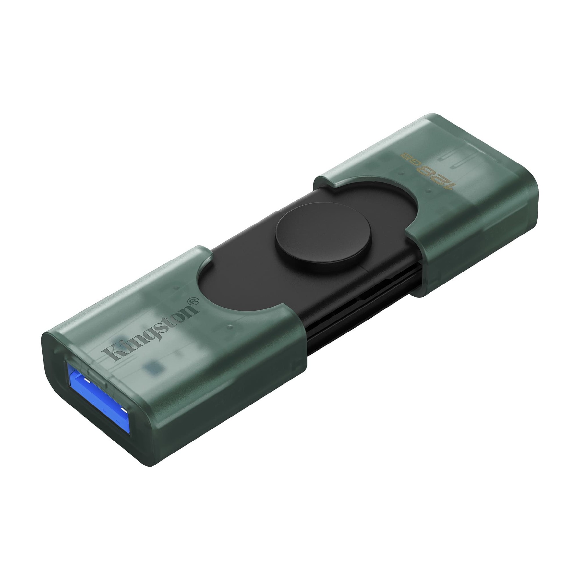 Флеш-накопитель USB-C/A Kingston DataTraveler Duo / 128ГБ / 150 MByte/s — изображение 2