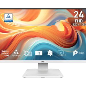 23.8” Монитор MSI PRO MP241W E14V/ 1ms/ 144Hz/ White