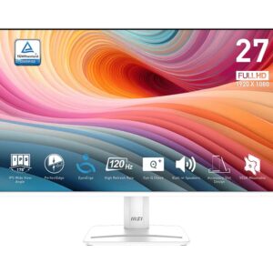 27.0” Монитор MSI PRO MP275W E2/ 1ms/ 120Hz/ White