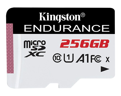 Карта памяти microSD 256GB Kingston High Endurance, 95Mbps
