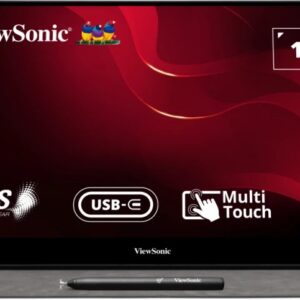 15.6” Портативный сенсорный монитор VIEWSONIC TD1655 / 6.5ms / Black