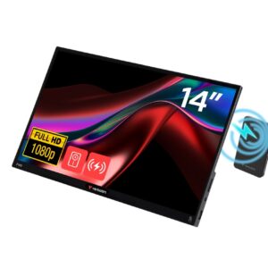 14.0” Портативный сенсорный монитор VERBATIM Light 14”  / 6ms / Black
