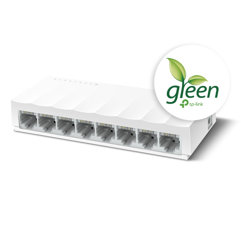 Коммутатор TP-LINK LS1008 / 8 port / 100Mb / RJ45 / Plastic case — изображение 2