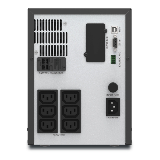 APC Easy-UPS SMV2000CAI, 2000VA/1400W, AVR, Line interactive, 6 x IEC Sockets (all 6 Battery Backup + Surge Protected),Intelligent Smart Slot, USB — изображение 3
