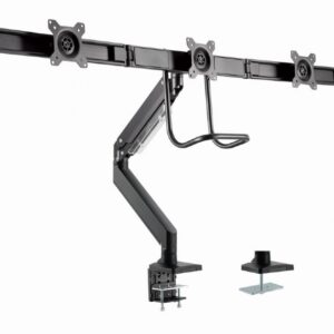 Регулируемый настольный кронштейн на 3 монитора 13”-27”, Gembird MA-DA3-03