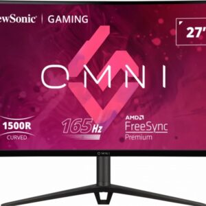 27.0” Игровой Монитор VIEWSONIC VX2718-2KPC-MHDJ/ 2K/ Curved/ 1ms/ 180Hz/ Black