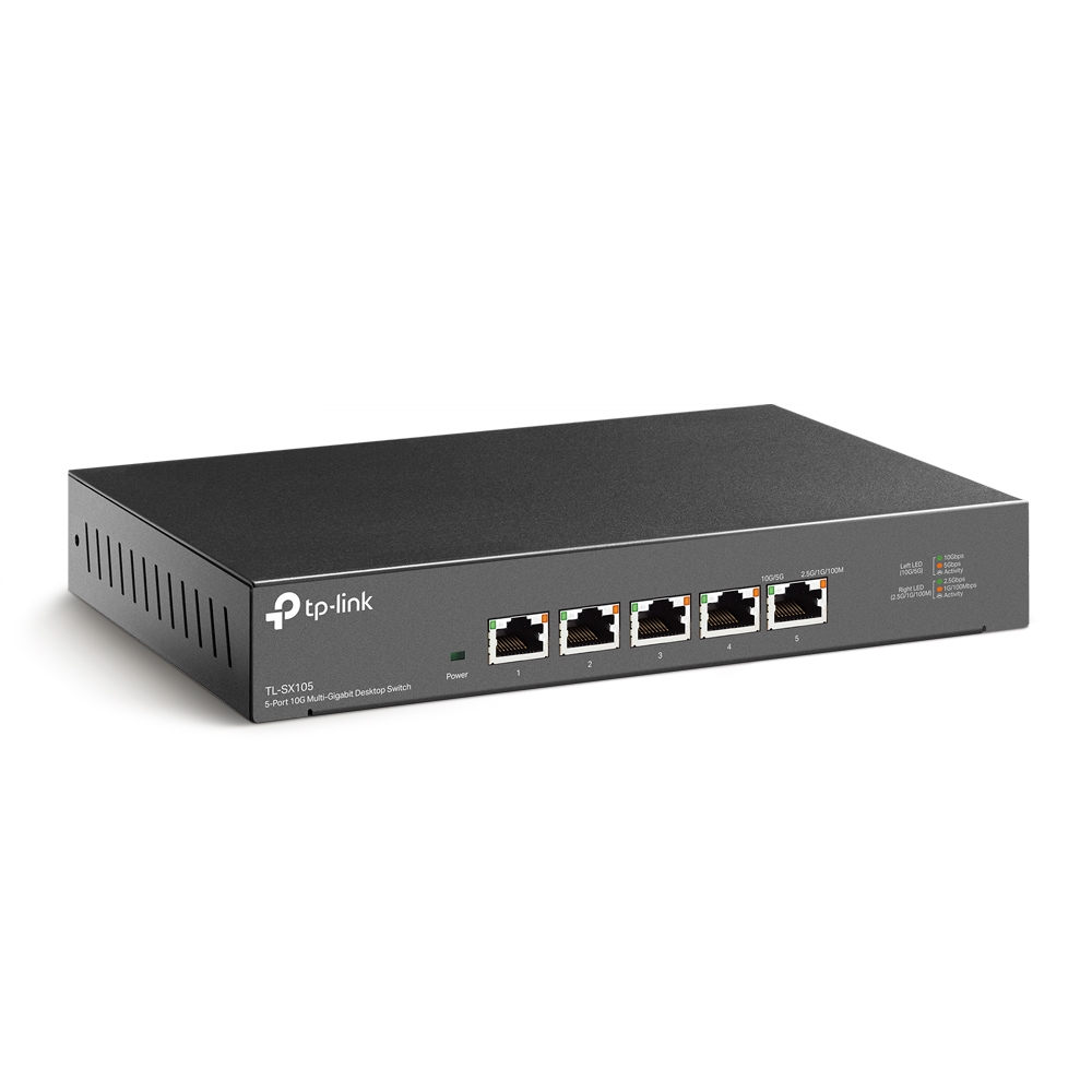 Коммутатор TP-LINK TL-SX105/ 5 port /10Gigabit / RJ45 / steel case — изображение 2