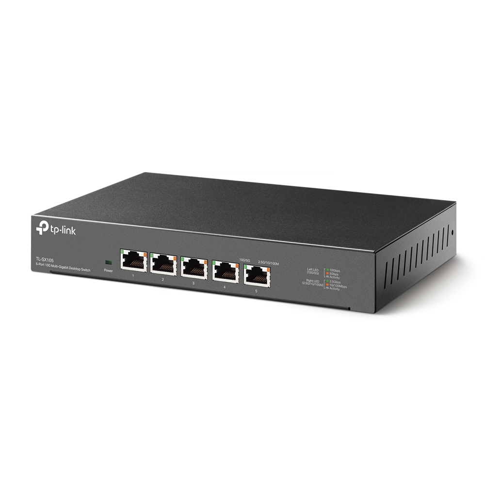 Коммутатор TP-LINK TL-SX105/ 5 port /10Gigabit / RJ45 / steel case — изображение 3