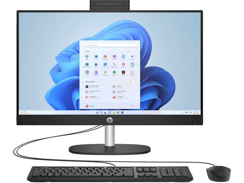 Моноблок 27.0” HP 27-cr1005ci / Intel Core Ultra 7 155U / 16GB / 512GB SSD / Jet Black