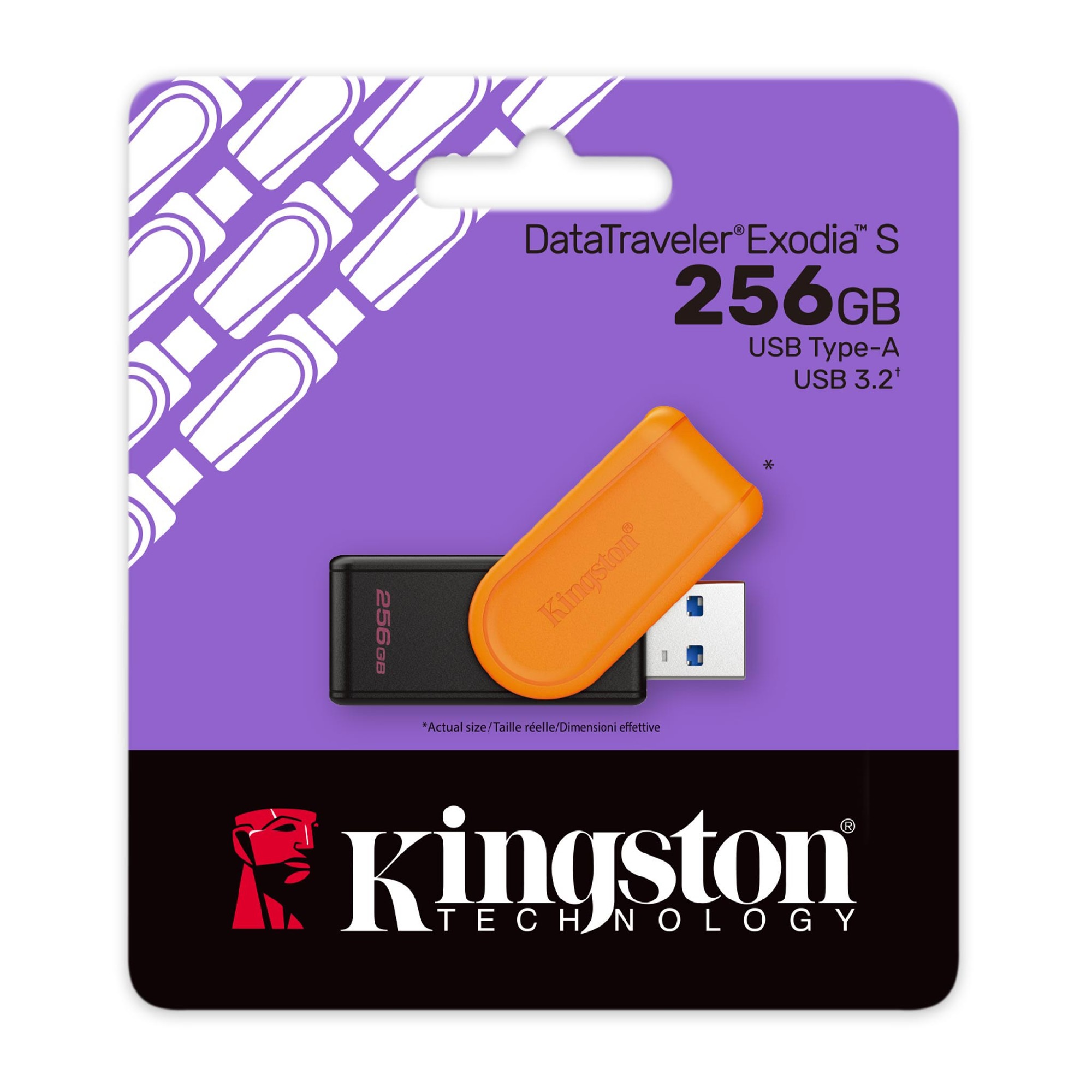 Флеш-накопитель USB Kingston DataTraveler Exodia S / 256ГБ / 100 MByte/s — изображение 3