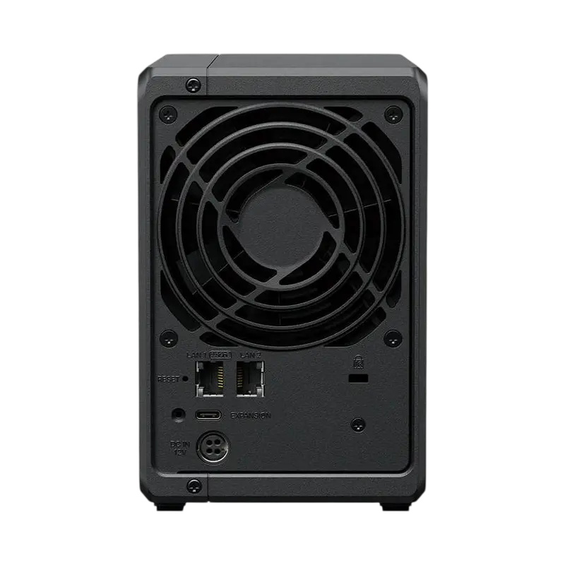 SYNOLOGY "DS725neo+", 2-bay, AMD Ryzen 2-core 2.6-3.1Ghz, 1x4Gb non-ECC+1Slot, 1x2.5GbE, 1x1GbE, 2x