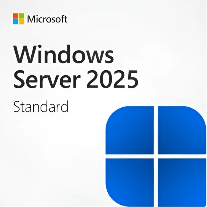 Операционная система Windows SVR Std 2025, 64 бит, DSP OEI DVD 16 ядер, Английский