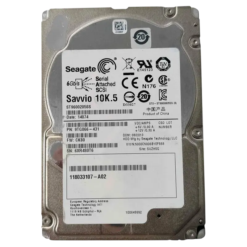 HDD Seagate 600GB SAS 10K 6G 2.5` ST9600205SS