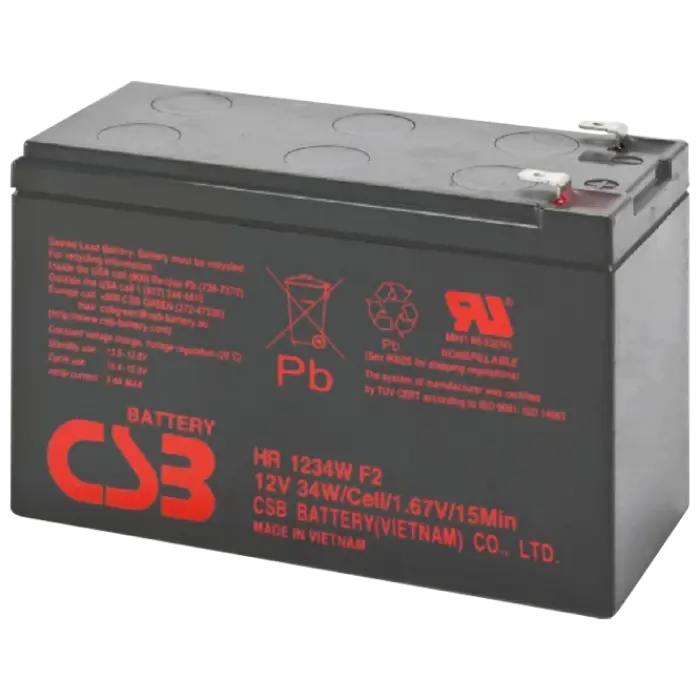 Аккумулятор для резервного питания CSB HR-1234, 12В 9