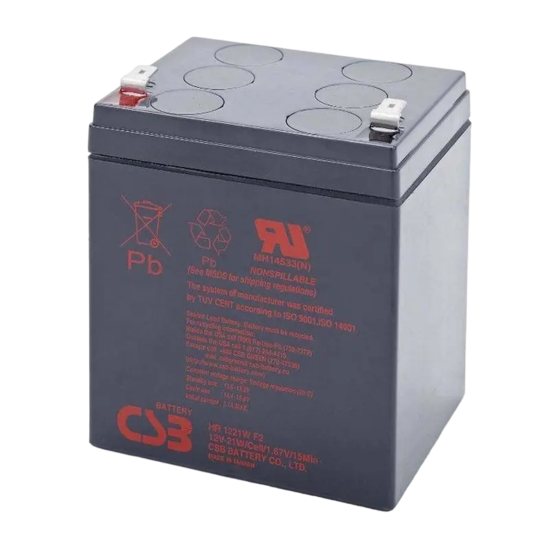 Аккумулятор для резервного питания CSB HR-1221, 12В 5
