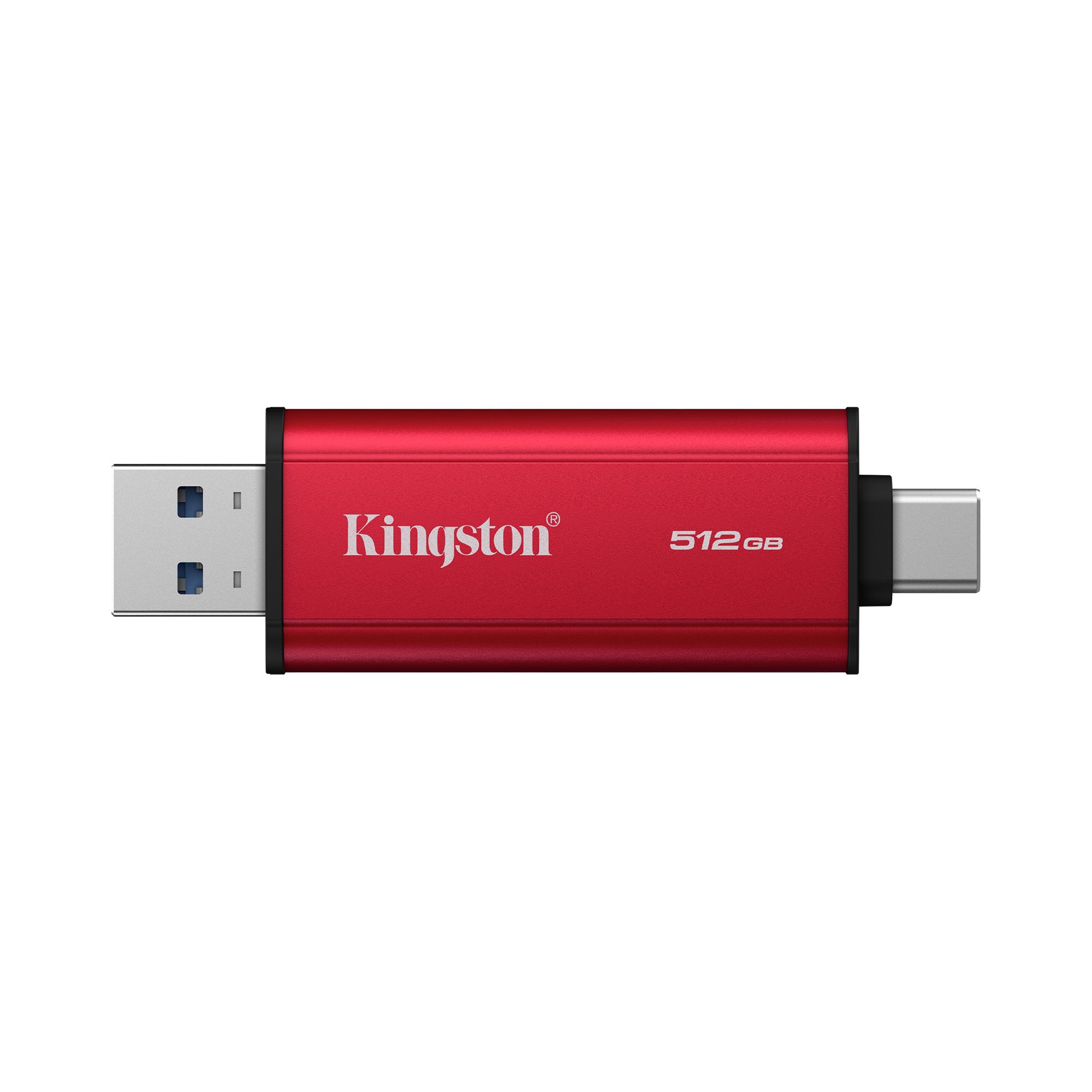 Портативный накопитель SSD Kingston SPSD/ 512ГБ/ USB Type-A/Type-C — изображение 2