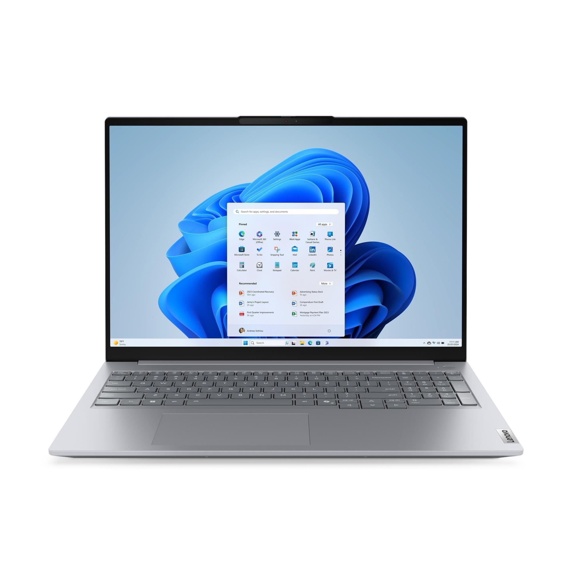 Ноутбук 16” Lenovo ThinkBook 16 G9 IRL/ WUXGA/ Intel Core 5 210H/ 16GB/ 512GB SSD/ Arctic…