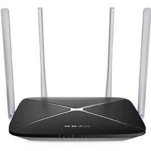 Wi-Fi роутер MERCUSYS AC12 / AC1200 Dual Band / Wi-Fi5 / 1WAN+4LAN / 4 external antennas