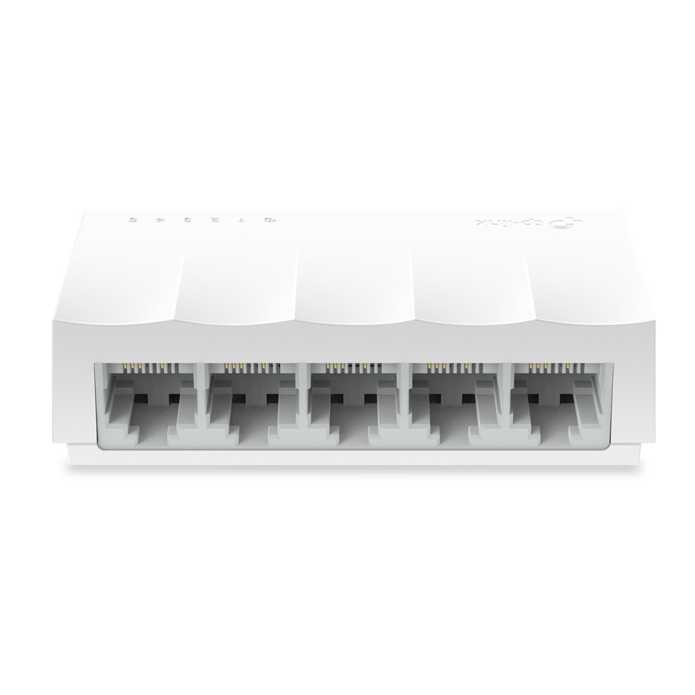 TP-LINK LS1005  5-port Desktop Switch, 5 10/100M RJ45 ports, Plastic case, LiteWave, Green Technology