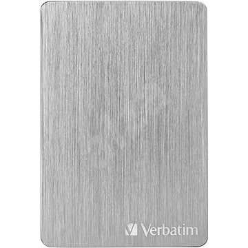 2.5” External HDD 1.0TB (USB3.2) Verbatim Store 'n' Go ALU Slim, Silver, Aluminium, Sleek, Slim, Nero Backup Software, Green Button Energy Saving Software