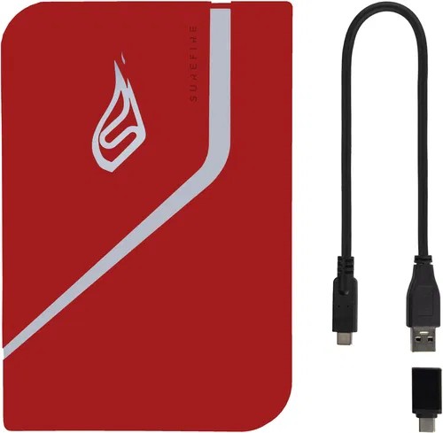 2.5” Внешний игровой SSD Verbatim Surefire PyroDrive / 1TB / USB 3.2 Gen1 / Red — изображение 3